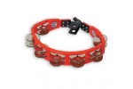 LP Cyclops® Jingle Tambourine, Steel Jingles, Red, Mountable image